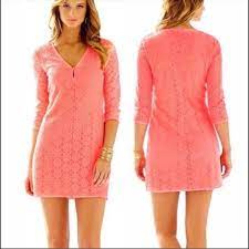 Lilly Pulitzer Lamora Lace Crochet Dress Style #91518